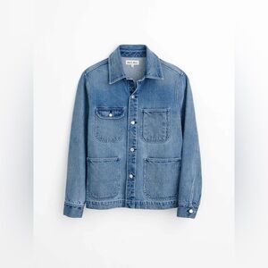 Work Jacket in Vintage Wash Denim, Men’s Size XS